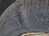 Bubbles can also start to appear on the sidewalls of your tyres if the 'van is left stationary for long periods