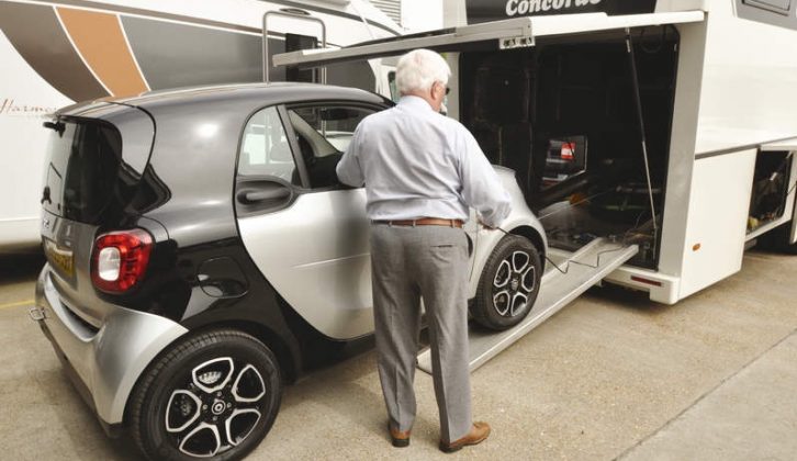 The ultimate in luxury touring, the lavish spec for the Concorde Centurion means you can take along a Smart car in the garage