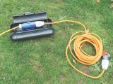 Travel with a 10m cable, weatherproof plug and coupler safebox, just in case your 25m cable doesn't reach