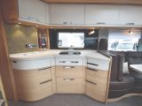 The ergonomically-shaped kitchen oozes class and has plenty of quality details