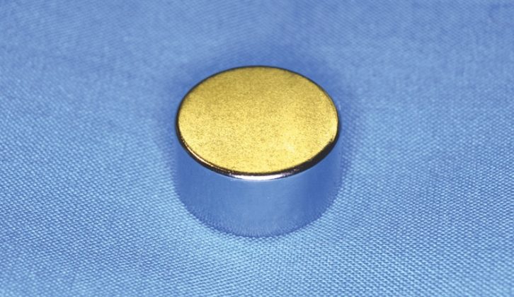 Neodymium rare-earth magnets are strong and must be handled with care