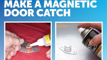 Follow our step-by-step guide to making a magnetic door catch