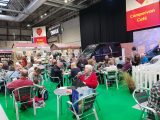 There are plenty of areas to have a sit down and refuel, including the Campervan Café in Hall 12