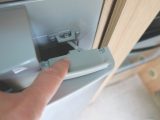 Leave the fridge door ajar when the 'van is not in use, to avoid build-up of milddew