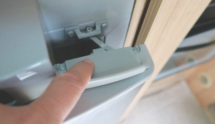 Leave the fridge door ajar when the 'van is not in use, to avoid build-up of milddew