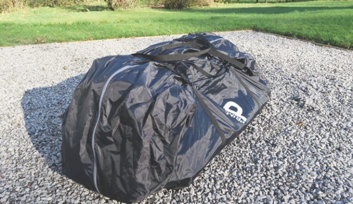 Most awning manufacturers provide an oversized carry-bag, which makes packing away much more straightforward