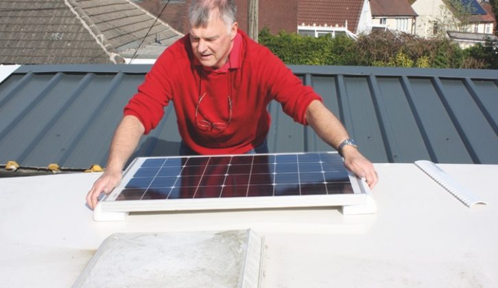 You could install a solar panel to trickle-charge your leisure battery over the winter months