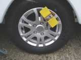 A good-quality wheel lock is a sensible idea, wherever you store your 'van