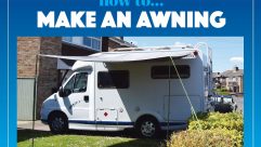 Make a simple but effective awning without damaging your 'van