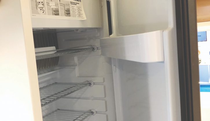 The generous absorption fridge has been designed exclusively for Malibu