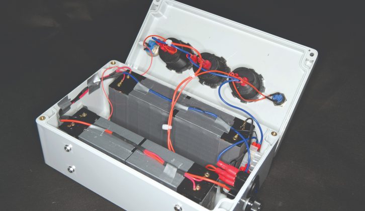 11. Interior of box showing wiring