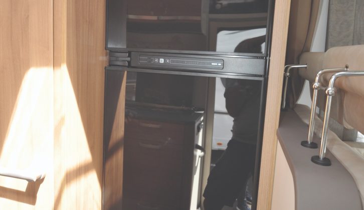 There's even enough space for a full-size fridge/freezer