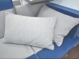 Scatter cushions that double up as pillows – another brand hallmark