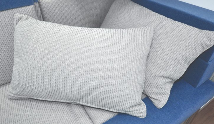 Scatter cushions that double up as pillows – another brand hallmark