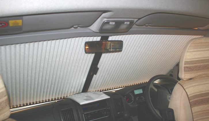 You may also have concertina blinds fitted to the cab windows