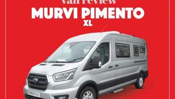 The Murvi Pimento XL is a two berth van conversion based on a Ford Transit