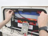 Use a voltmeter to test your leisure battery