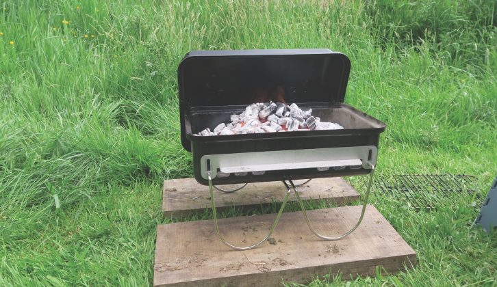 Carrying a barbecue is an enjoyable option when touring off-grid