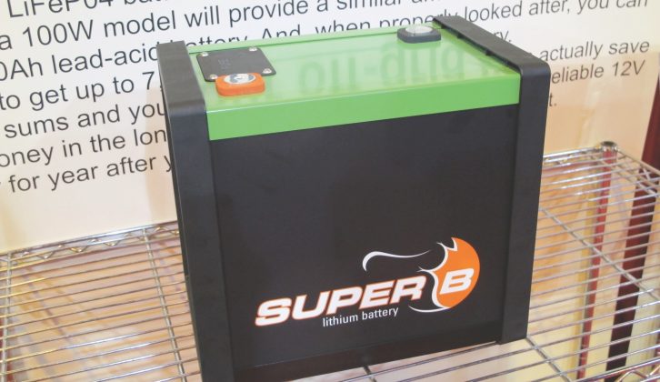 Lithium batteries are ideal if you like to tour off-grid