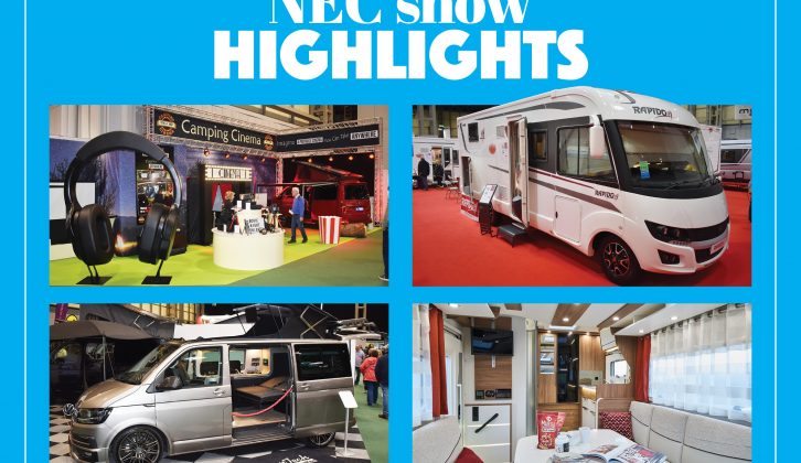 Take a look at our pick of the best bits of this week's Caravan, Camping & Motorhome Show