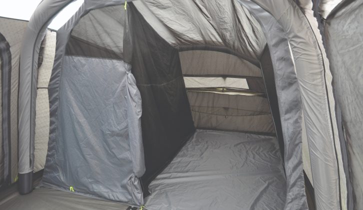The inner tent is a handy option if you want to sleep in this awning
