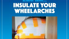 Help to keep out the cold by insulating your wheel arches in this easy DIY project