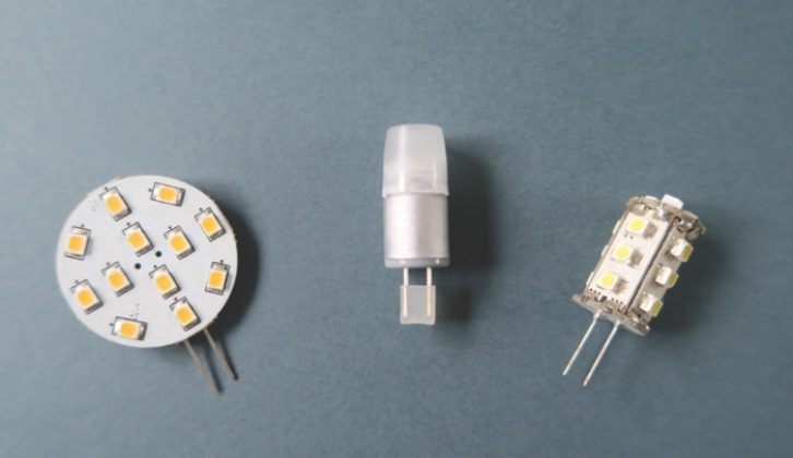 Options for LEDs include discs or towers