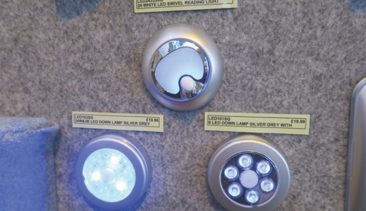 Look out for multifunctional lights that, at the push of a button, can become a reading light