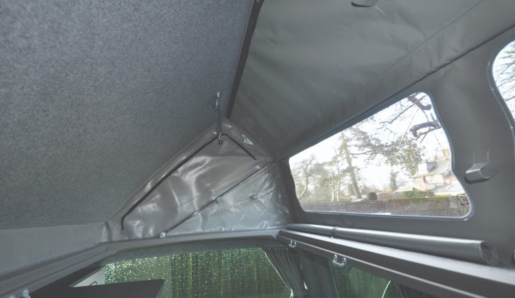 Bilbo’s side-hinged elevating roof is easy to use and a proven design