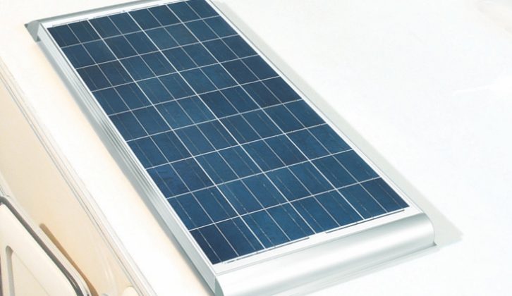 A standard solar panel