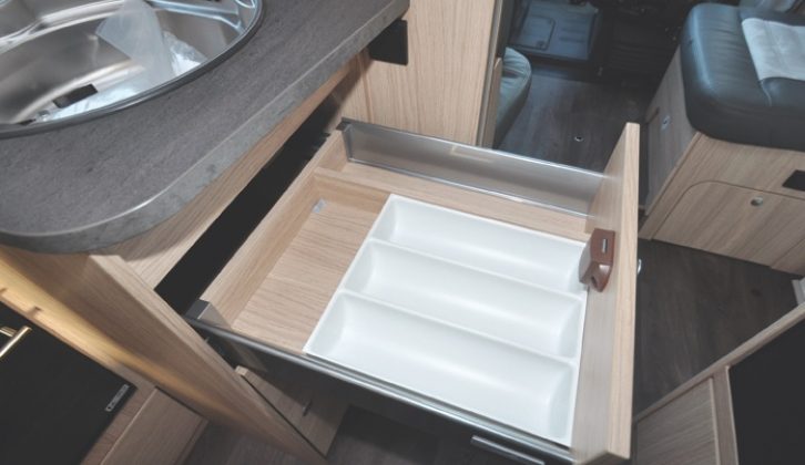 It's always good to see thoughtful touches, such as this cutlery drawer