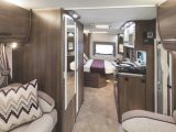 Encore 254, with its permanent transverse island double bed at the rear