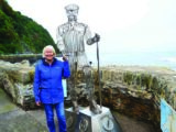 Elaine and 'The Walker' in Lynmouth