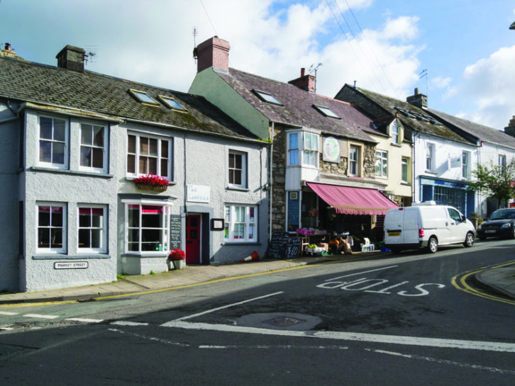 Plenty of cafés and restaurants to be found on Market Street in Newport