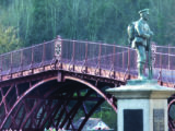 The Iron Bridge in Shropshire, a symbol of the start of the Industrial Revolution