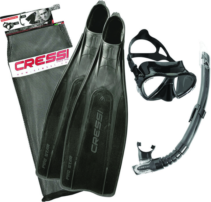 Cressi Pro Star Bag Snorkelling Set