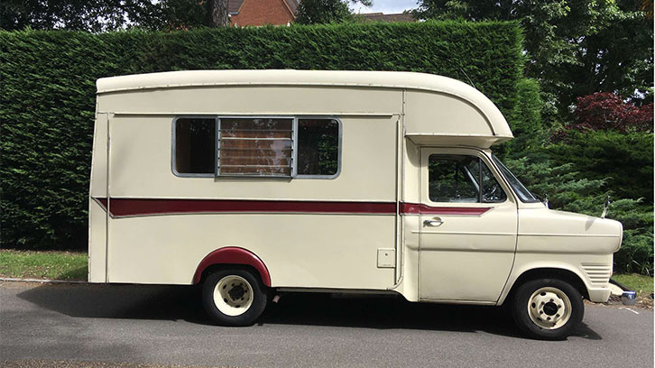 A 1967 Ford Transit Motorhome