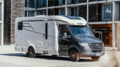 A parked motorhome