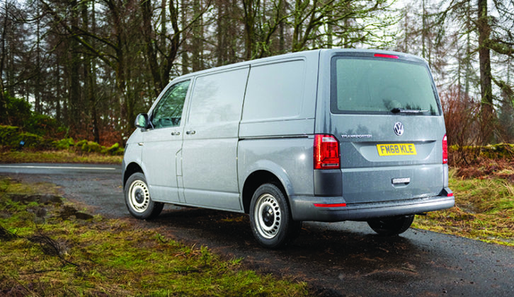 Andy selected a short-wheelbase VW Transporter for Caledonian Campers to convert