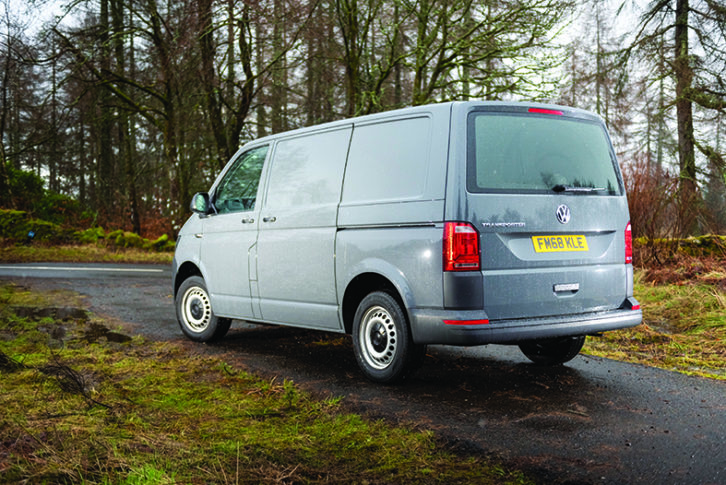 Andy selected a short-wheelbase VW Transporter for Caledonian Campers to convert