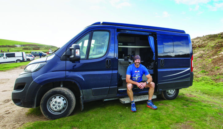 The local beaches in South Devon are perfect for a family day out in the 'van