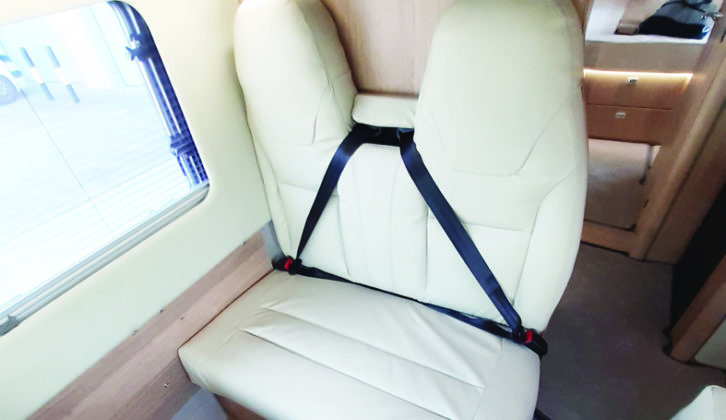 Two travel seats are assembled by removing the middle section of the offside settee