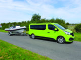 Campervans are ideal for towing watercraft, and large RIBs, such as this are surprisingly light to tow