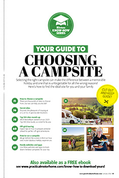 Issue 253 supplement: choosing a campsite