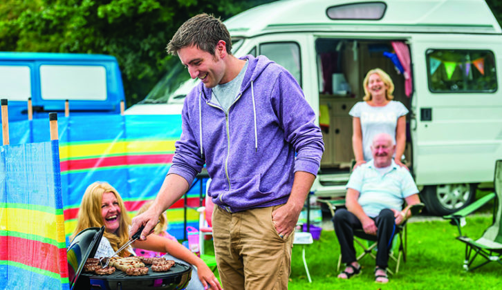 Barbecue fun at Cheddar mendip Heights