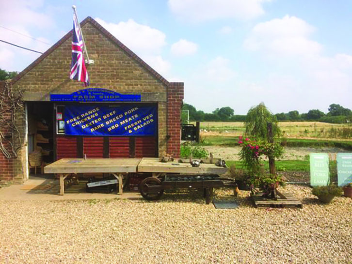 Flying the flag at Tomlinson's Camping & Farm Shop