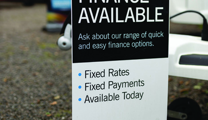 Dealers will offer finance, but compare interest rates with a personal loan