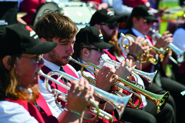 Cornets and trumpets of the brass section