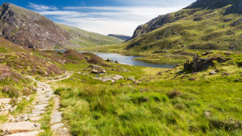 A photo of the beautiful scenery of Gwynedd