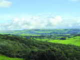 Sweeping views of lush countryside and fells around Staveley